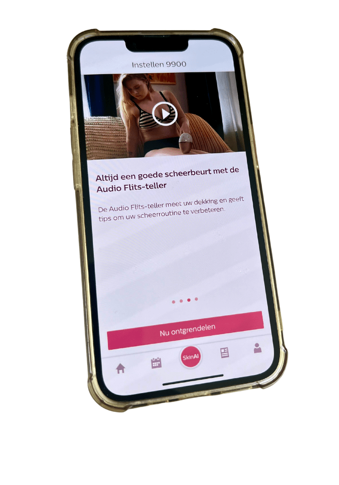 Audio flits teller analyse op de app