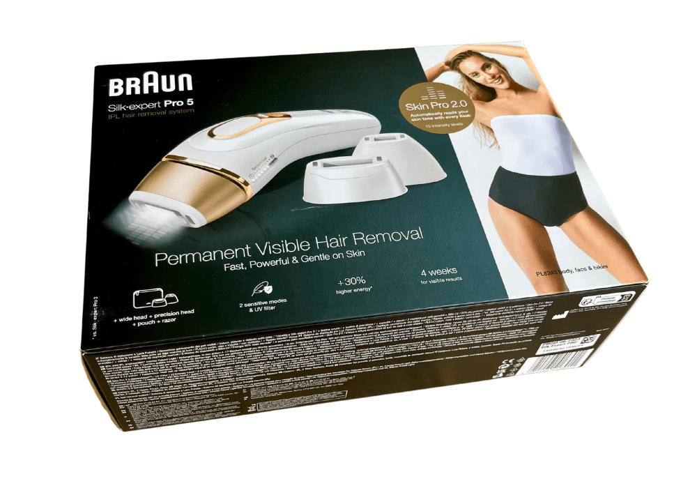 Voorkant doos Braun Silk Expert Pro 5