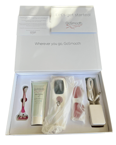 Binnenkant doos GoSmooth IPL PRO