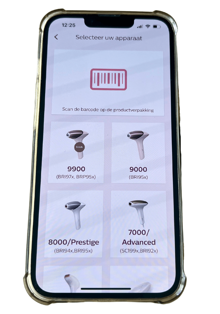 Philips Lumea app AI gestuurde functies